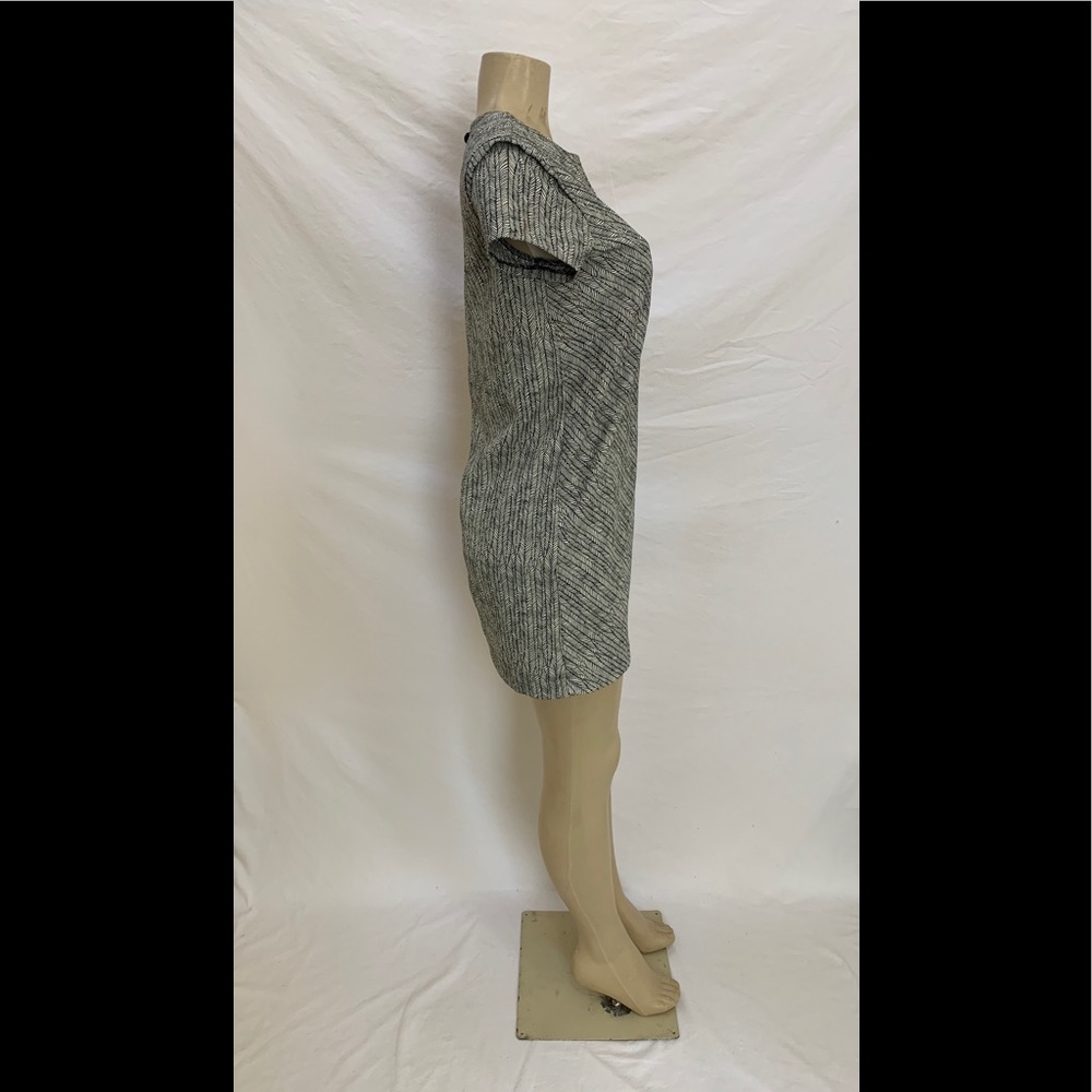 Zara Basic Size Small Feather Pattern Dress - image 3